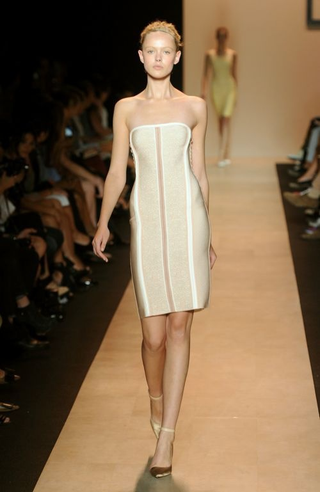 Illustration for article titled Herve Leger's Dresses Will Crush Your Ribs, Beautifully.